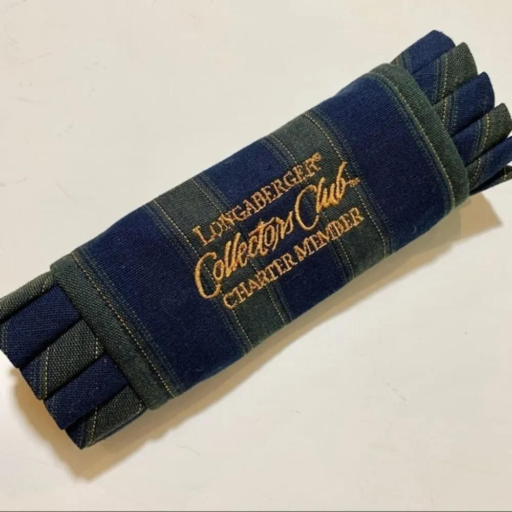Longaberger Collectors Club Charter‎ Member Fabric Handle Gripper